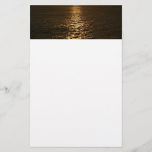 Papelaria Sol no Oceano Água Fotografia