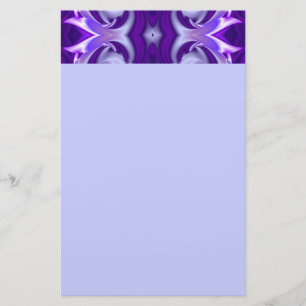 Papelaria Sonhos de Arco-Íris de Flor Roxo