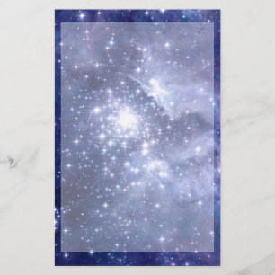 Papelaria Sonhos de Cobalto Estrelas Galáxias Universo Espa