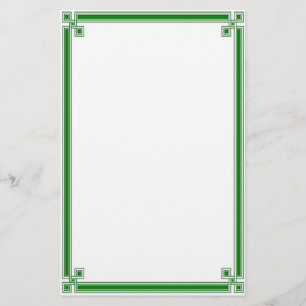 Papelaria Sorte O o papel de carta irlandês
