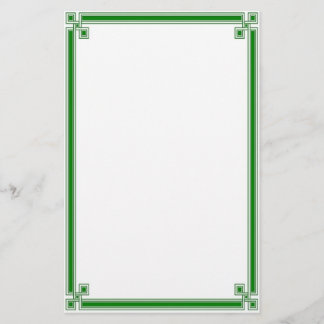 Papelaria Sorte O o papel de carta irlandês