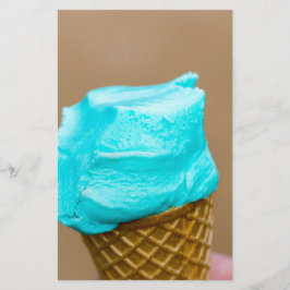 Papelaria Sorvete com macro waffle