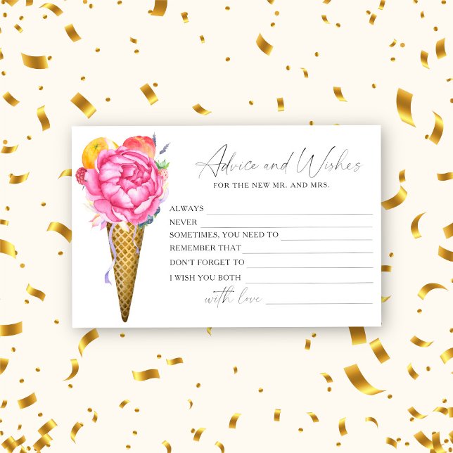 Papelaria Sorvete - Conselhos e Desejos do Chá de panela (Criador carregado)