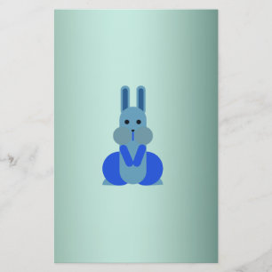 Papelaria Sr. Bunny, personalizado de olhos negros