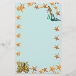 Papelaria Starfish, Sereia e Octopus 5,5 x 8,5