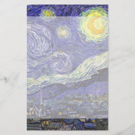 Papelaria Starry Night por Vincent van Gogh