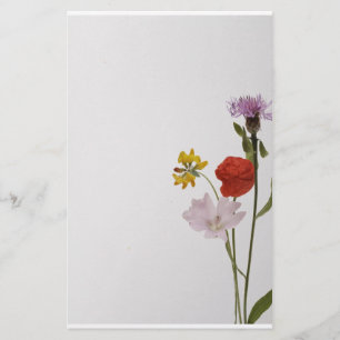 Papelaria Stationery colorful flowers