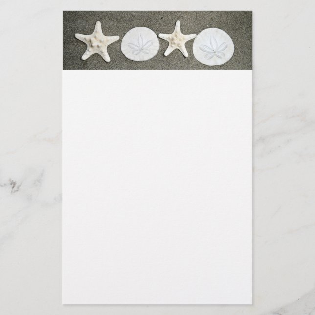 Papelaria Stationery de Beach X e O (Frente)