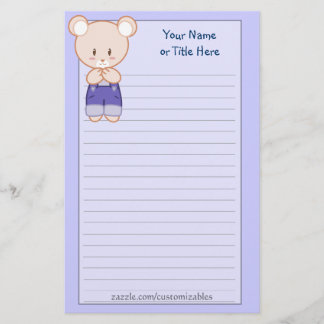 Papelaria Stationery do Boy Bear