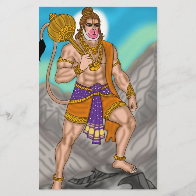 Papelaria Stationery Lord Hanuman (Frente)
