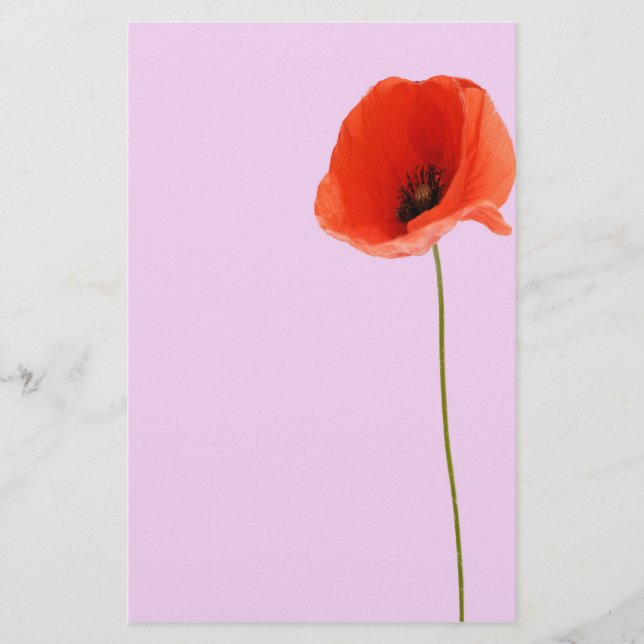 Papelaria Stationery poppy (Frente)