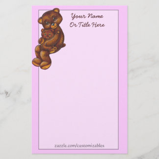 Papelaria Stationery Teddybear Hug