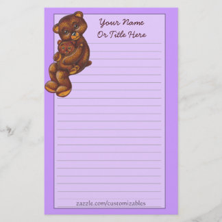 Papelaria Stationery Teddybear Hug