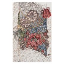 STATIONERY : WILLIAM MORRIS : HONEYSUCKLE +TULIP