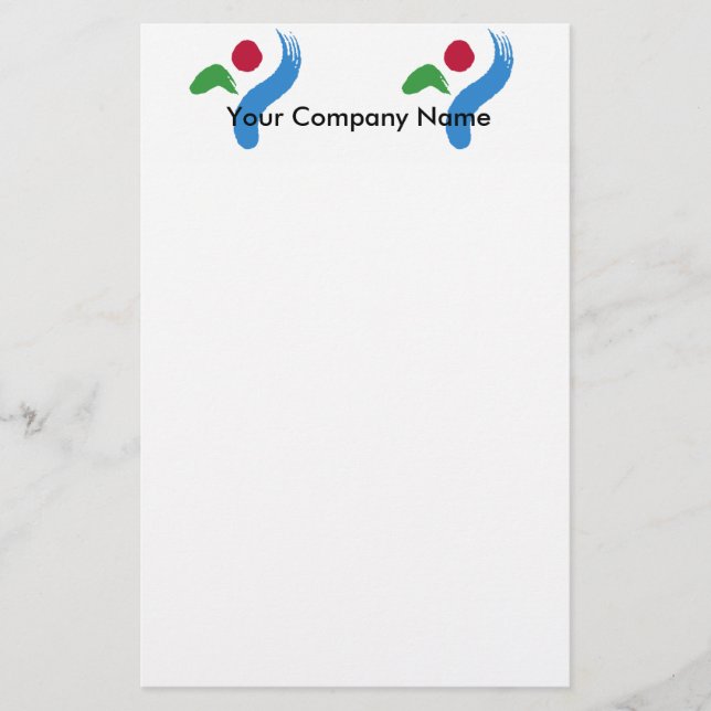 Papelaria Stationery with Flag of Seoul, South Korea (Frente)