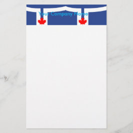 Papelaria Stationery with Flag of Toronto, Canada