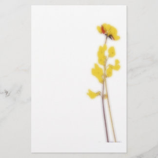 Papelaria Stationery with yellow flowers