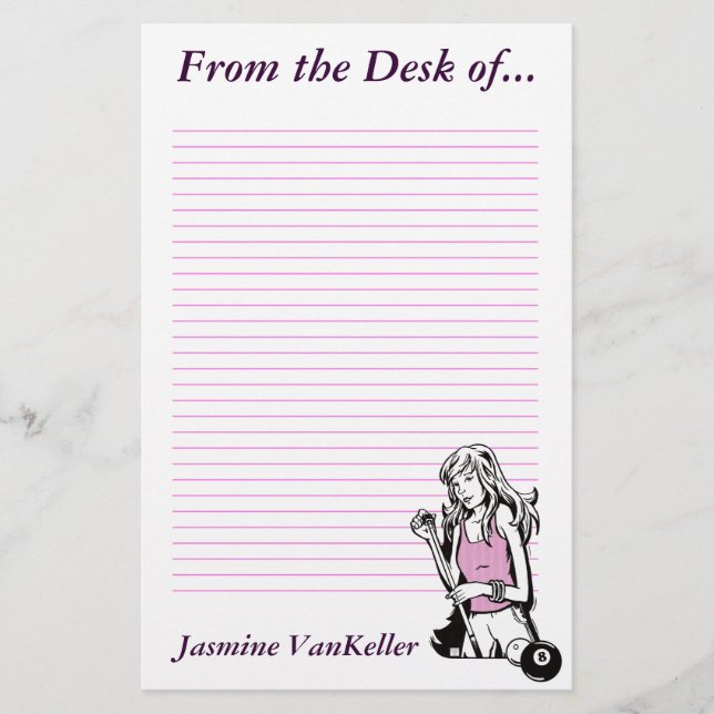 Papelaria Sugestão feminino (Frente)