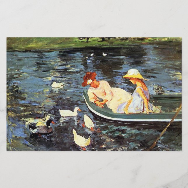 Papelaria Summertime (por Mary Cassatt) (Frente)