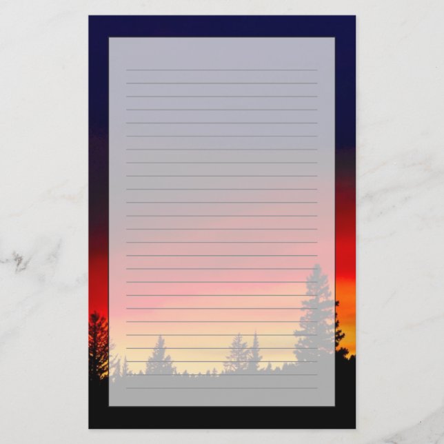 Papelaria Sunset Yellowstone (Frente)