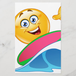 Papelaria surf emoji