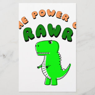 Papelaria T-Rex O Poder Do RAWR