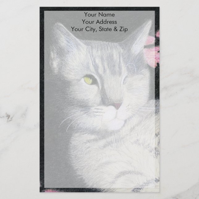 Papelaria Tabby Cat (Frente)