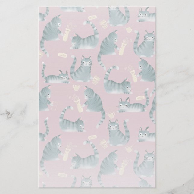 Papelaria Tabuleiro de Cinzas Ruins por Gatos Que Batem As C (Frente)