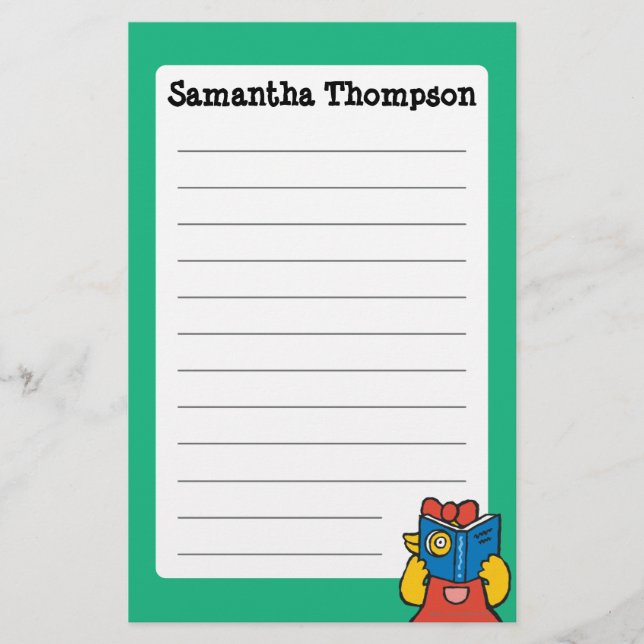 Papelaria Tallulah faz uma cara engraçada (Frente)