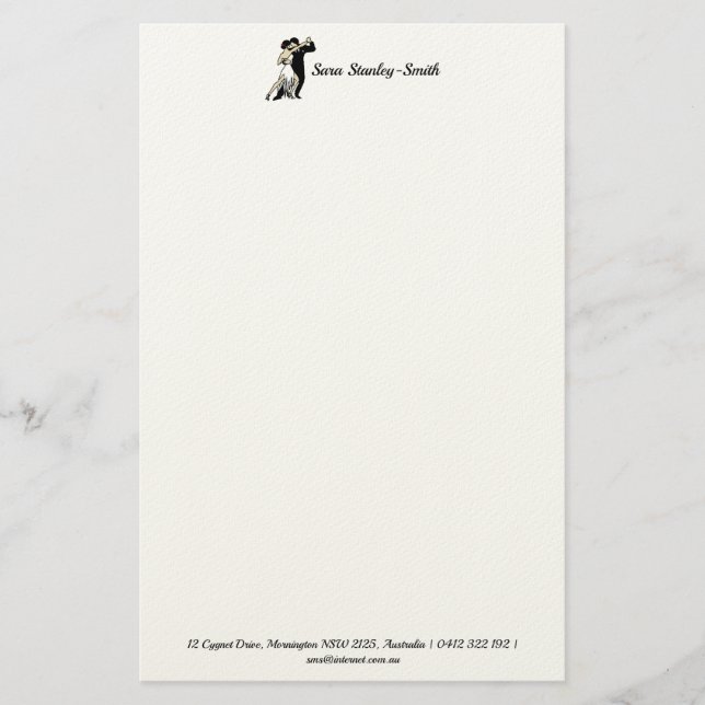 Papelaria Tango Dancers (Frente)