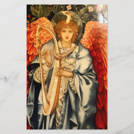 Papelaria “Tapeçaria do Anjo” por Edward Burne Jones