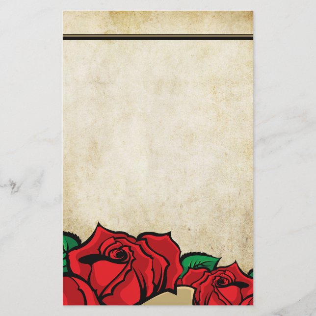 Papelaria Tatuagem rosa Urbana Titada (Frente)