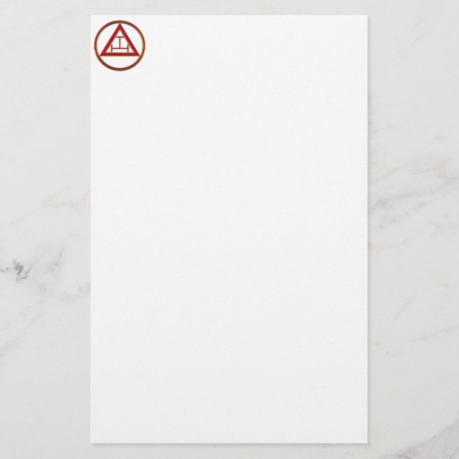 Papelaria Tau real triplicar-se do arco (Frente)
