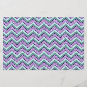 Papelaria Teal e Ametyst ZigZag