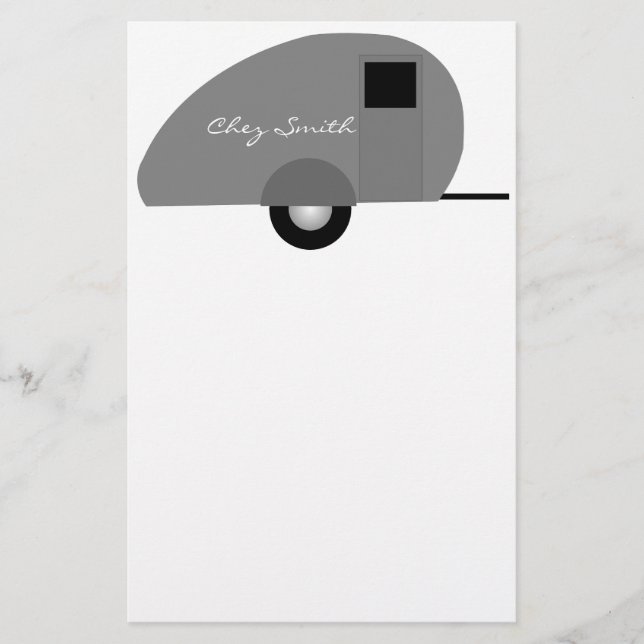 Papelaria Teardrop Trailer Minúsculo Thunder_Cove (Frente)