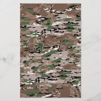 Papelaria Tecido de Camuflagem Militar