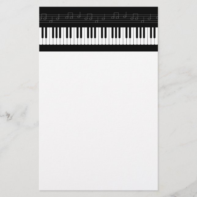 Papelaria Teclado Piano (Frente)