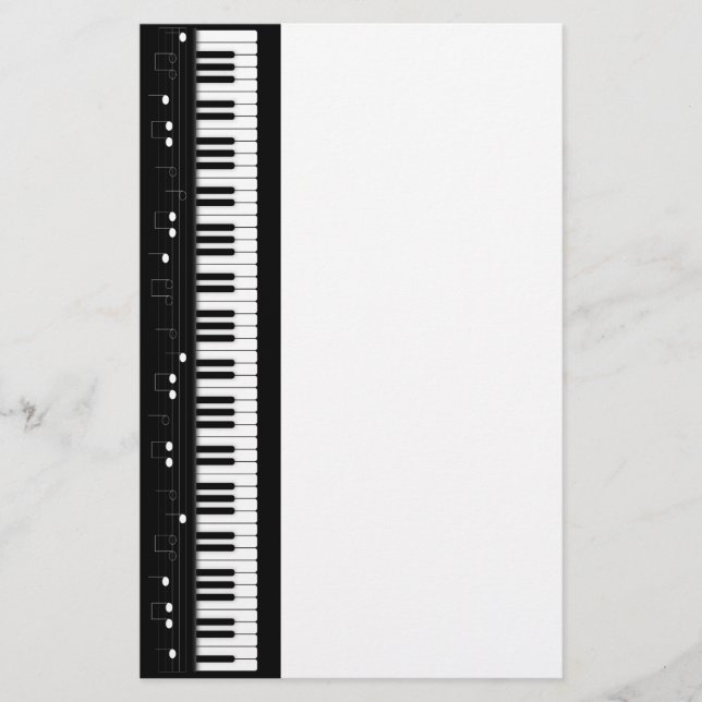 Papelaria Teclado Piano (Frente)