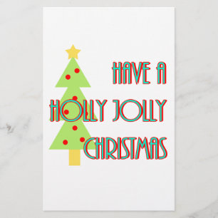 Papelaria tenha um natal alegre e festivo estilo mid century