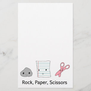 Papelaria Tesouras de papel da rocha