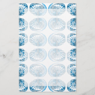 Papelaria Teste padrão azul dos escudos