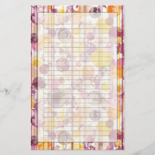 Papelaria Teste padrão branco listrado manchado