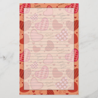 Papelaria Teste padrão da celebração do dia das mães