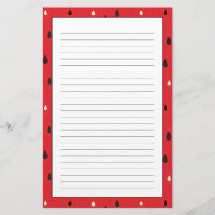 Papelaria Teste padrão da melancia