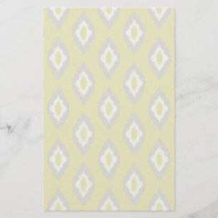 Papelaria Teste padrão do vintage de Ikat