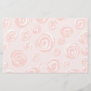 Papelaria Teste padrão macio bonito do rosa do rosa
