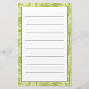 Papelaria Teste padrão verde das palmeiras