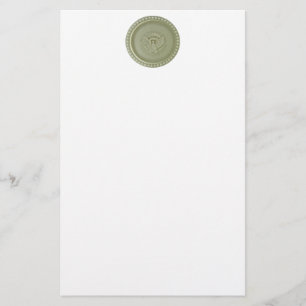 Papelaria Teto oval do escritório, selo presidencial Orname