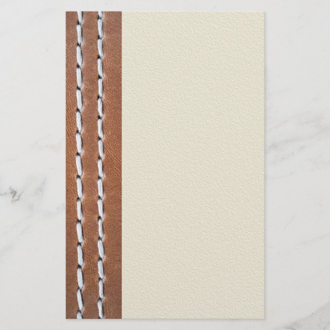 Papelaria Textura do aspecto do couro (Frente)