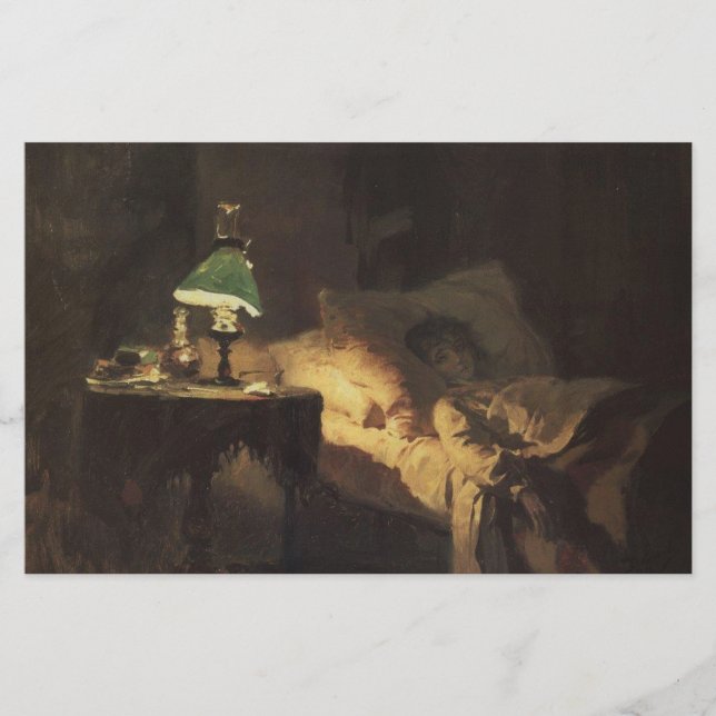 Papelaria The Ill Woman (por Vasily Polenov) (Frente)